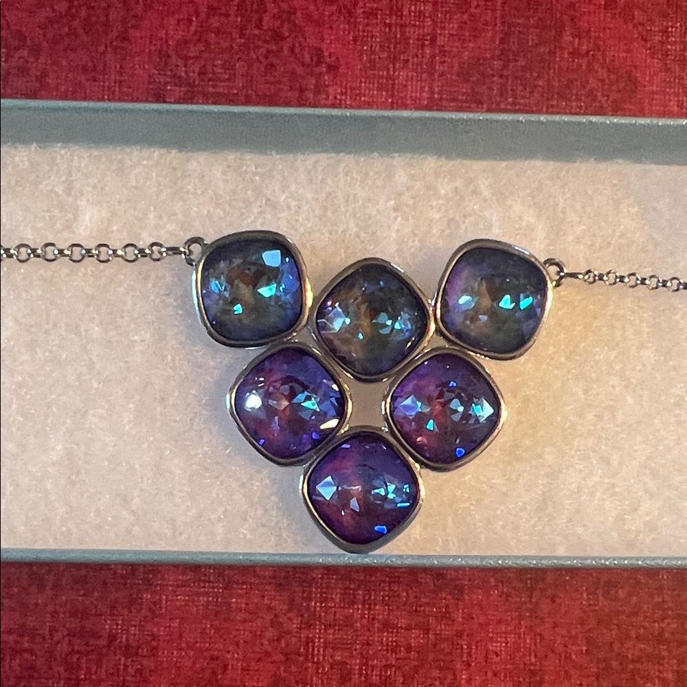 Touchstone Crystal by Swarovski - Burgundy Delight Necklace